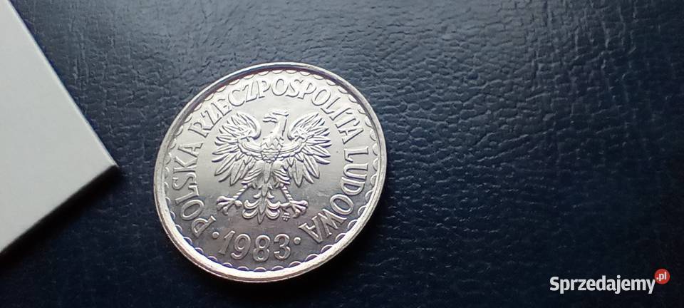 Stare monety 1 złoty 1983 PRL Polska cudo Numizmatyka podkarpackie