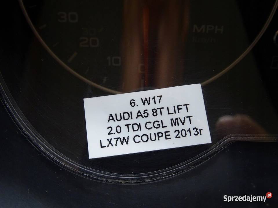 LICZNIK ZEGARY ZEGAR AUDI A5 8T LIFT 20 TDI