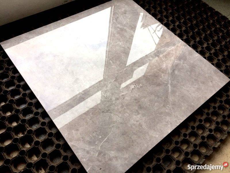 Gres polerowany SILVER GREY 60x60 Szary marmur Łask