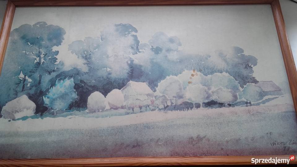 WIKTO ZIN 1977R PEJZAŻ POLSKI