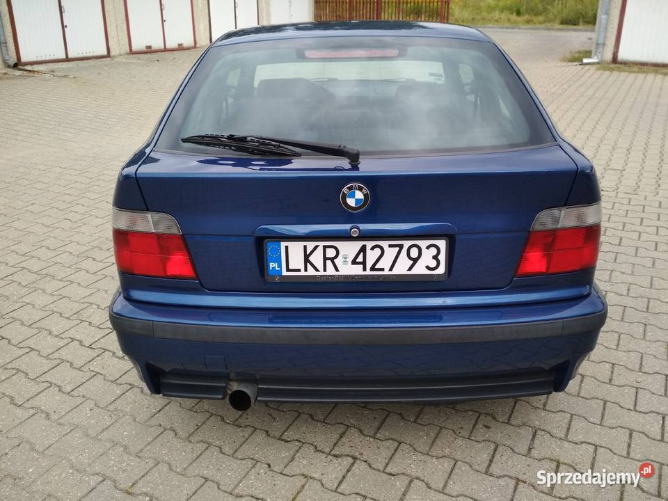 BMW 316i E36 compact mpakiet avusblau w weekend Świdnik