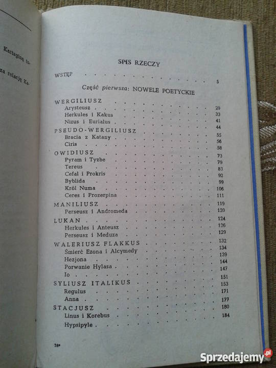 NOWELE RZYMSKIE Wybrał Stanisław STABRYŁA historyczne Parczew