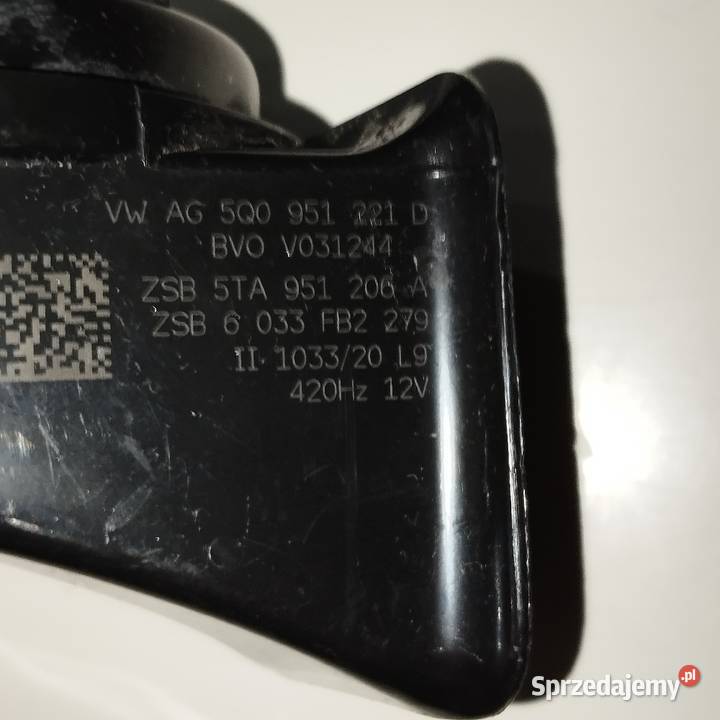 AUDI VW KLAKSON SYGNAŁ DŹWIĘKOWY 5Q0951221D Wschowa