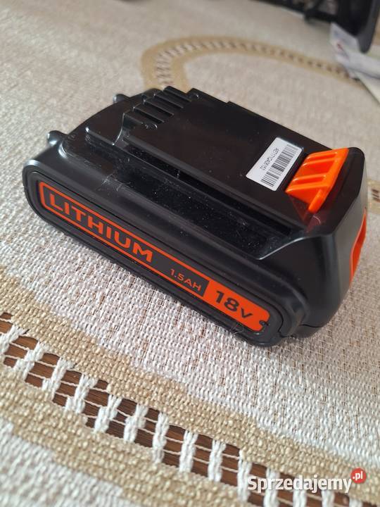 Akumulator do Black Decker 18V 15 Ah Pozostałe Warszawa