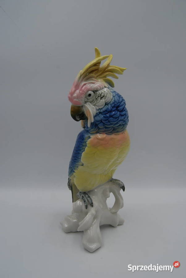 Porcelanowa figura Kakadu Ens Poznań