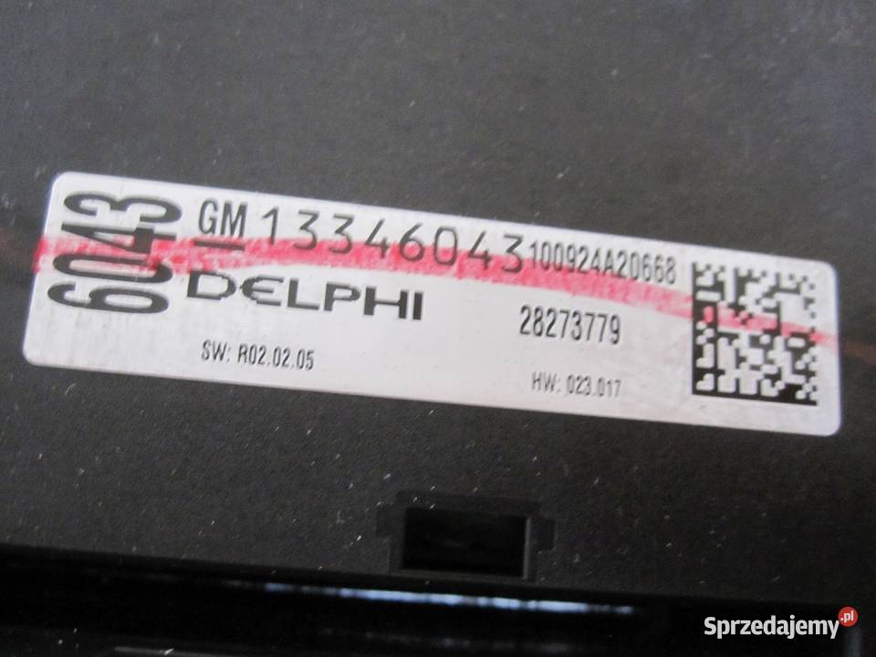 OPEL MERIVA B 11r panel radia klimatyzacji Rok produkcji 2011 Kielce sprzedam