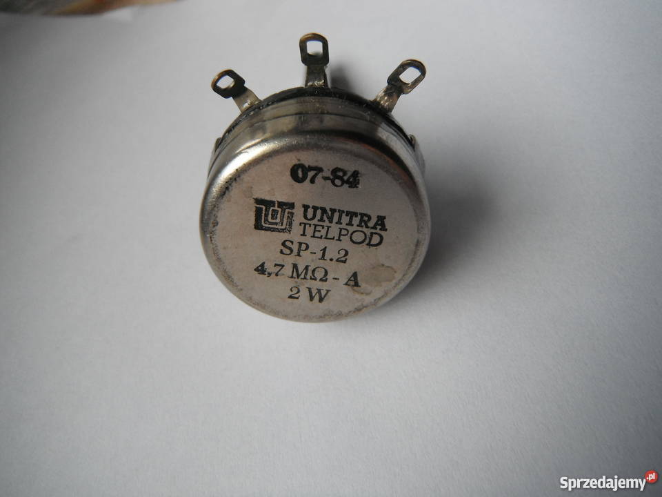 Potencjometr SP12 47MOhm A 2W Telpod Nowe Chlewiska