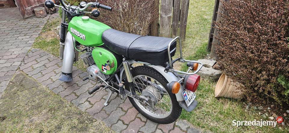 Simson S51 zarejestrowany opłacony Rok produkcji 1986 Tomaszów Lubelski