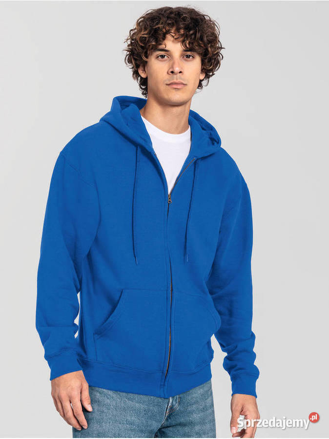 Bluza z kapturem rozpinana Iconic Premium czarna Warszawa sprzedam