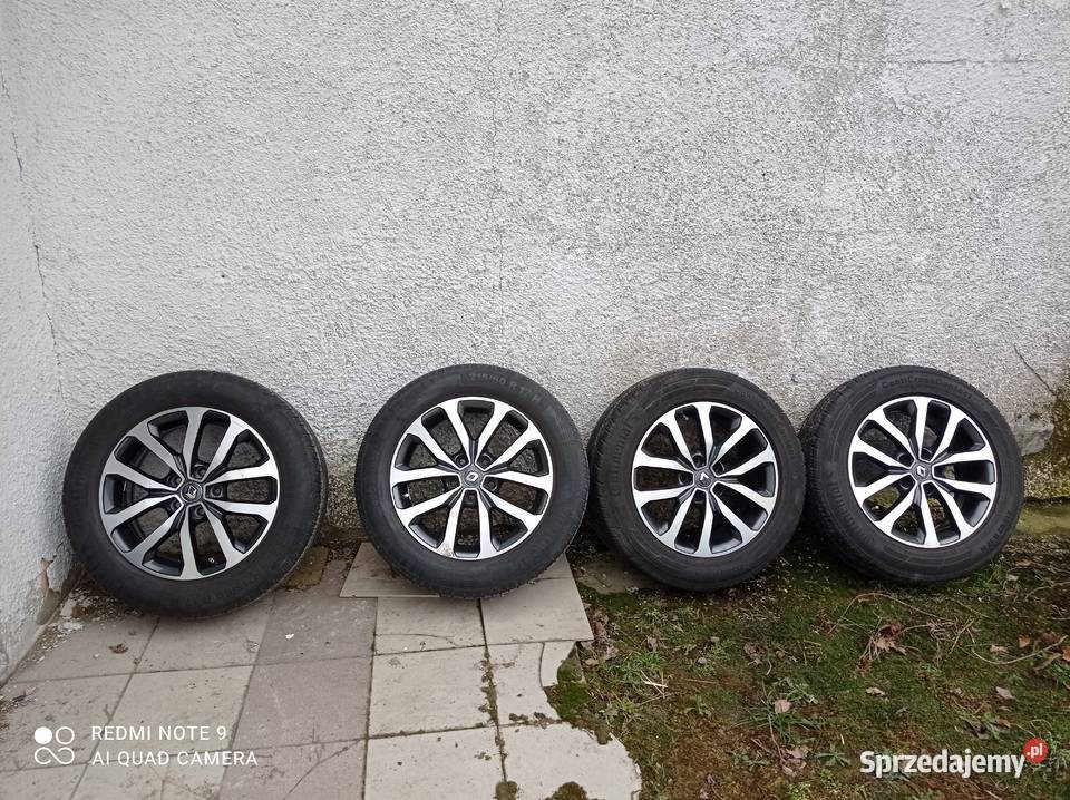 Alufelgi 17 5x1143 Renault Kadjar z oponami Bełżyce
