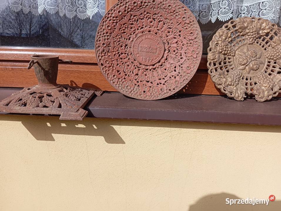 Ozdoby żeliwne stare okolicznościowe Kielce sprzedam