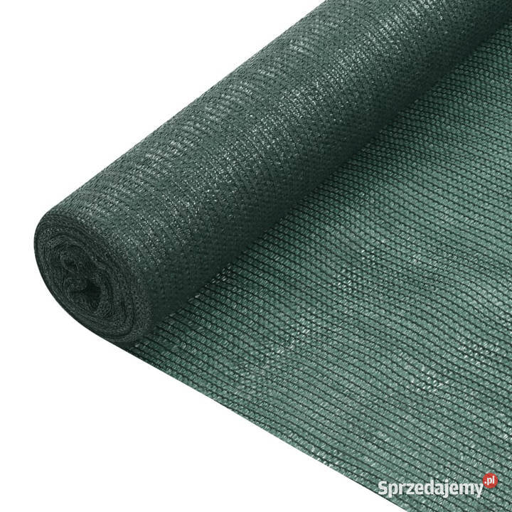Siatka cieniująca zielona 15x50 m HDPE 75 gm Pozostałe
