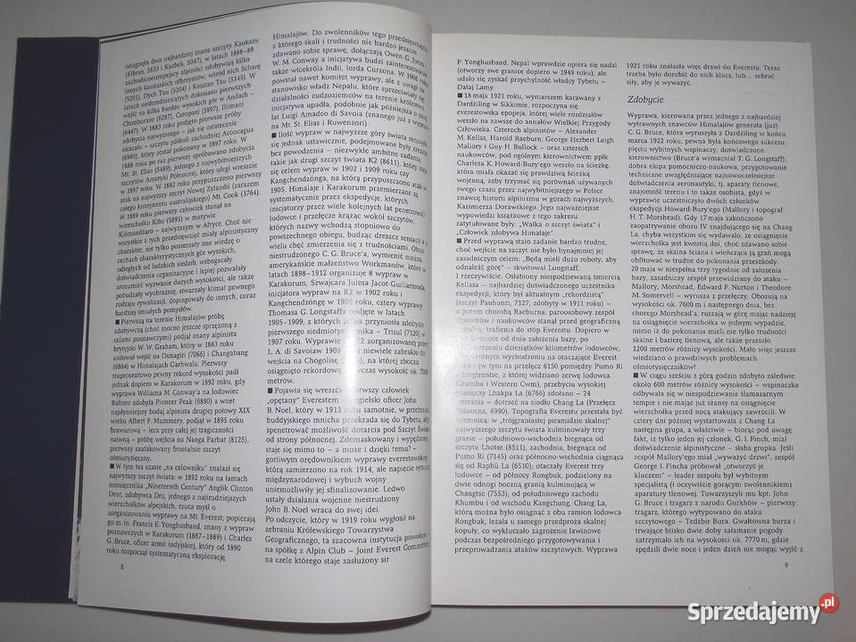 G Kowalewski Paczkowski Mount Everest Dzieje Warszawa