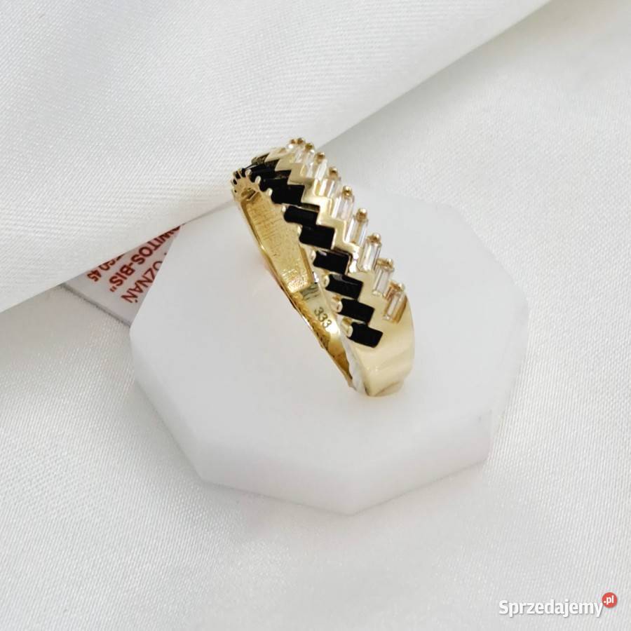 Pierścionek r15 Złoty pr333 Obrączkowy z złote Poznań