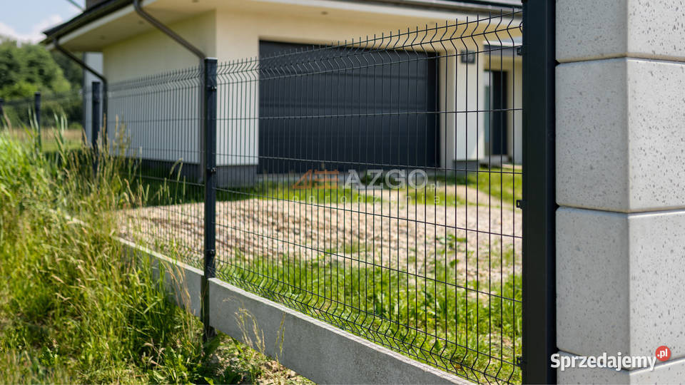 Ogrodzenie panelowe Panele ogrodzeniowe siatka Czarna Białostocka