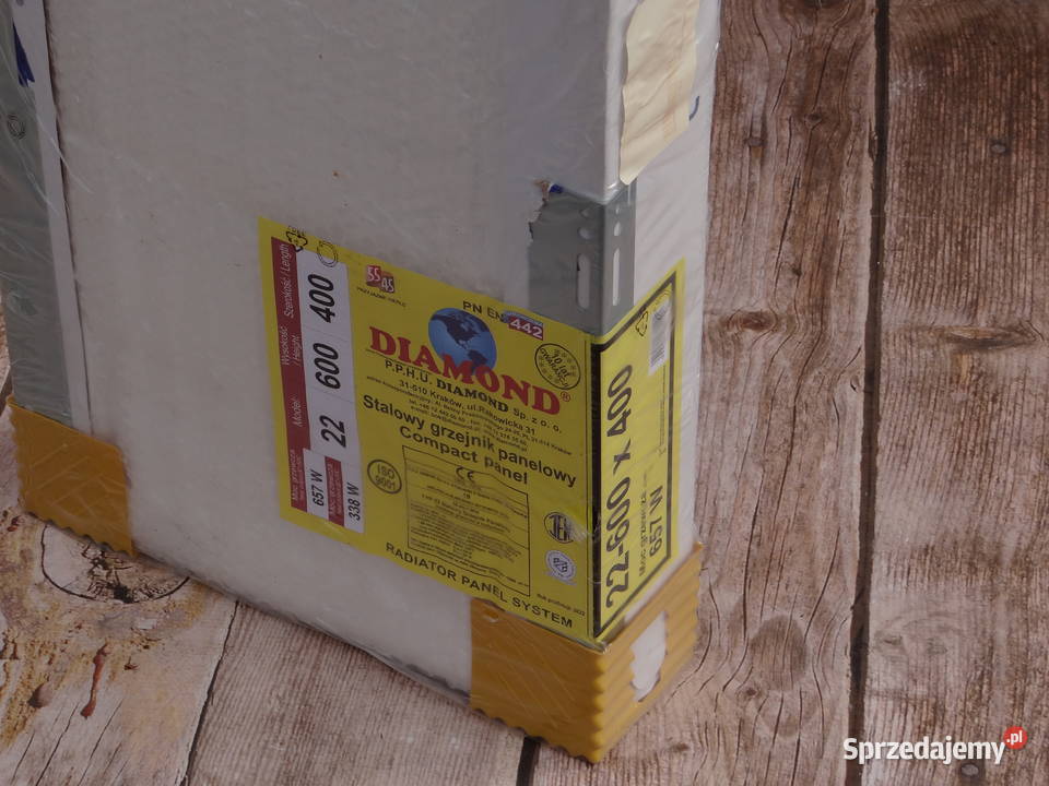 Grzejniki C22 600x400 Zasilanie Boczne DIAMOND Szadek