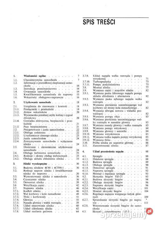 Instrukcja napraw Lublin 1 silnik 4c90 4ct901 Stalowa Wola