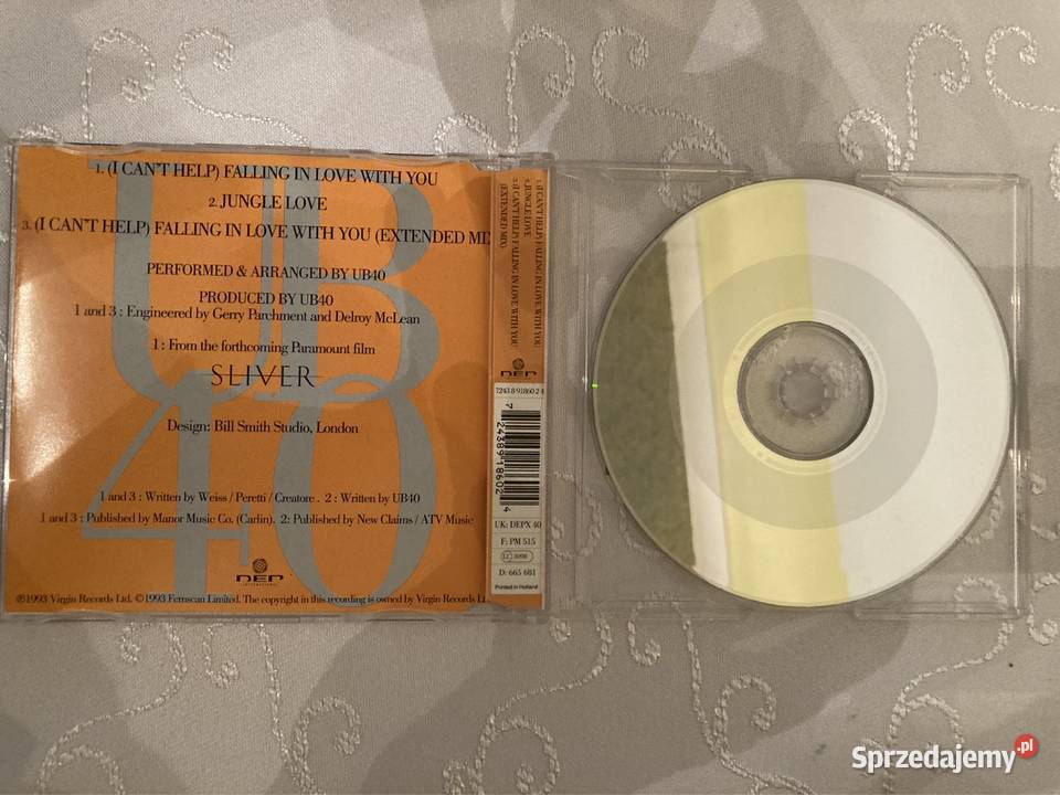 Płyta CD Single UB40 I Cant Help Falling In Love Czerwionka-Leszczyny