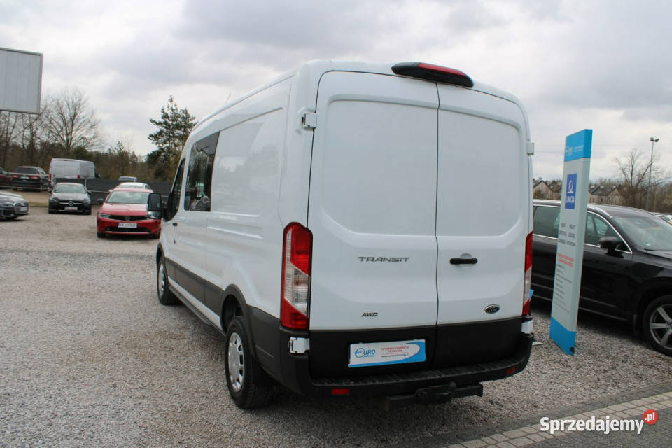 Ford Transit 4X4 Ambiente 6 osob Netto 85 284PLN wielofunkcyjna kierownica