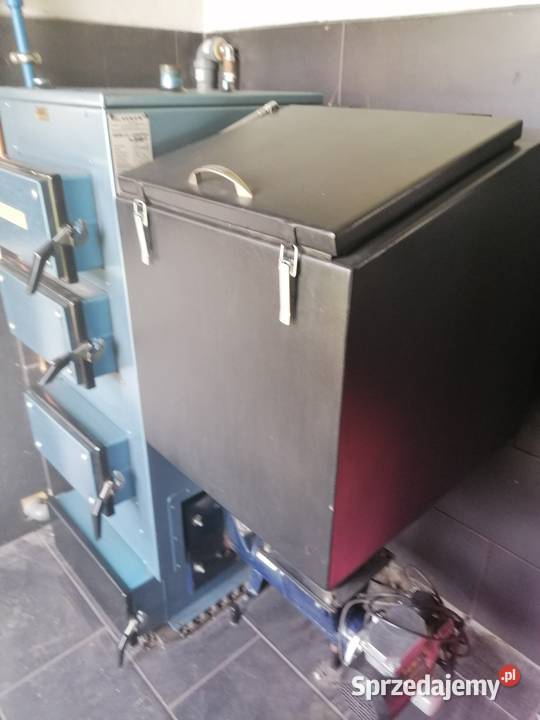 Piec kocioł 12kw podajnik sterownik Bruli stal Piece i kominki Gać sprzedam