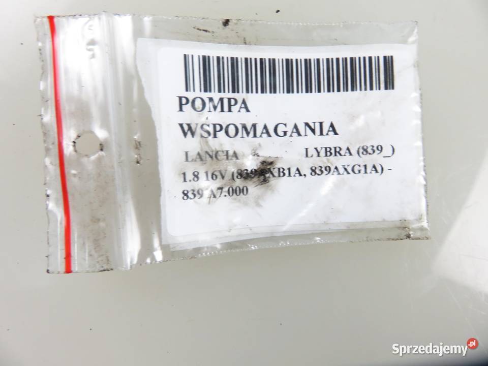 POMPA WSPOMAGANIA LANCIA LYBRA 18 46763559 małopolskie