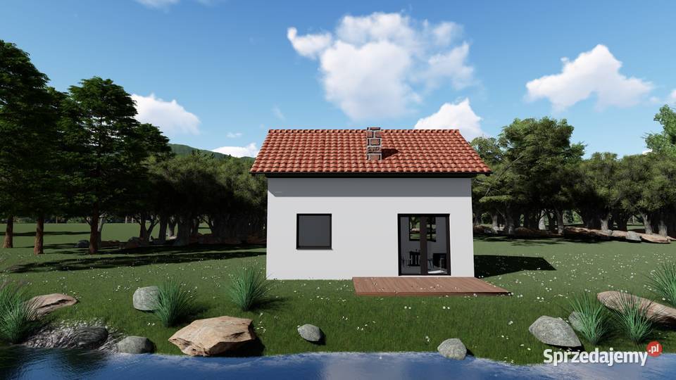 Projekt domu ZG48 na zgłoszenie bez pozwolenia Pozostałe Sosnowiec