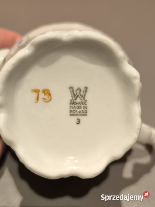 Cukiernica z mlecznikiem porcelana Wawel Poznań