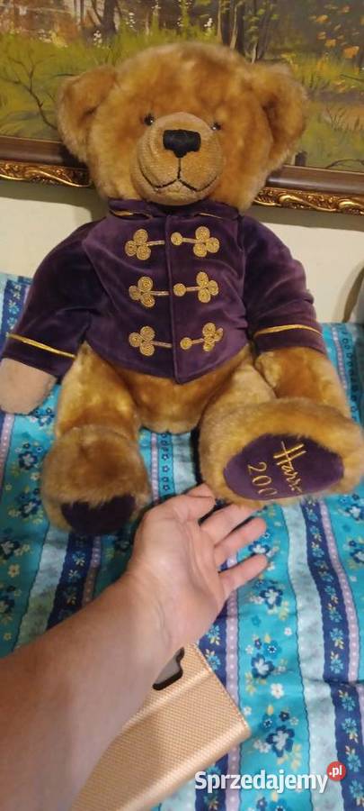 miś 2000 datowana na stopę HARRODS BEAR Dekoracje świąteczne Poznań