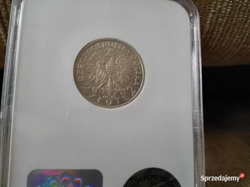 2 Głowa Kobiety 1933 stan menniczy srebro Czersk