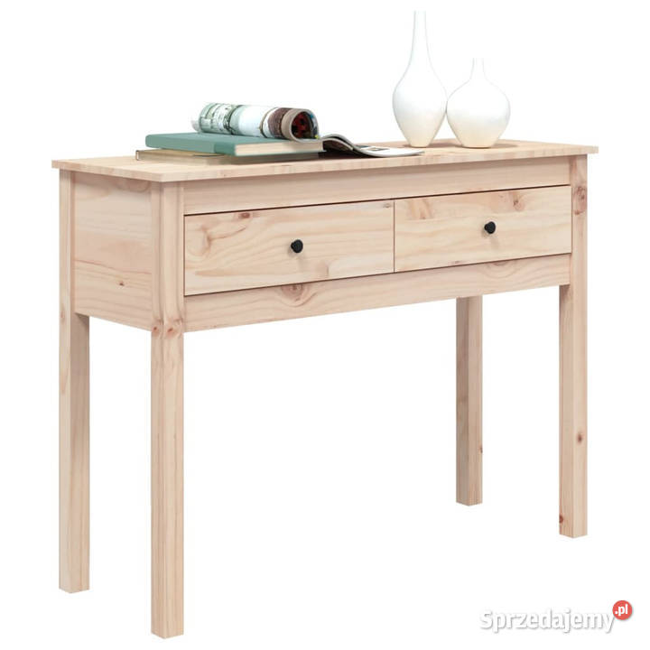 Stolik konsolowy 100x35x75 lite drewno sosnowe mazowieckie Warszawa
