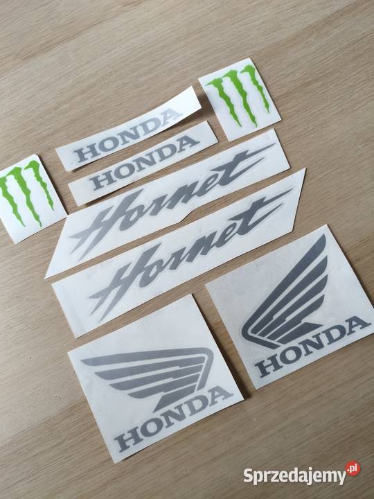 HONDA HORNET srebrne naklejki tuningowe na Kraków
