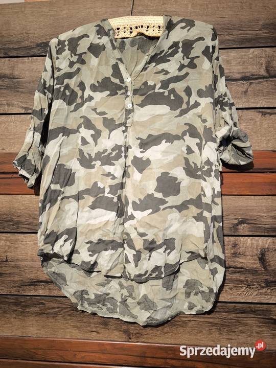 Tunika koszula zwiewna moro Borkowo