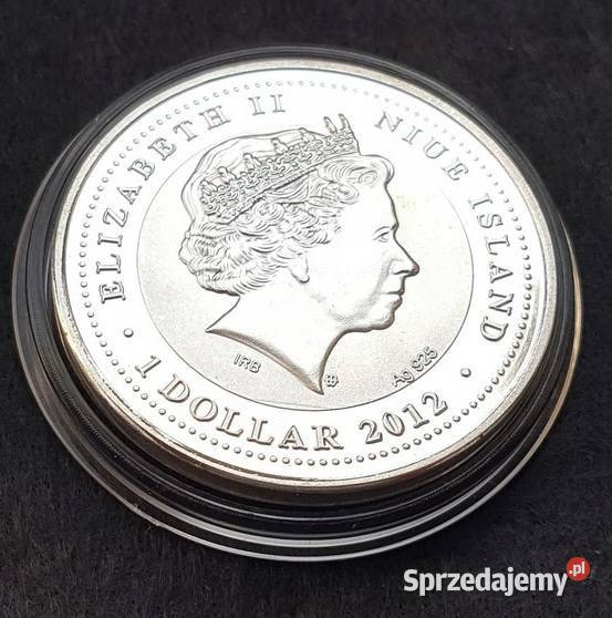 Moneta Srebro Elizabeth II 1 Dolar Kolekcje Sosnowiec