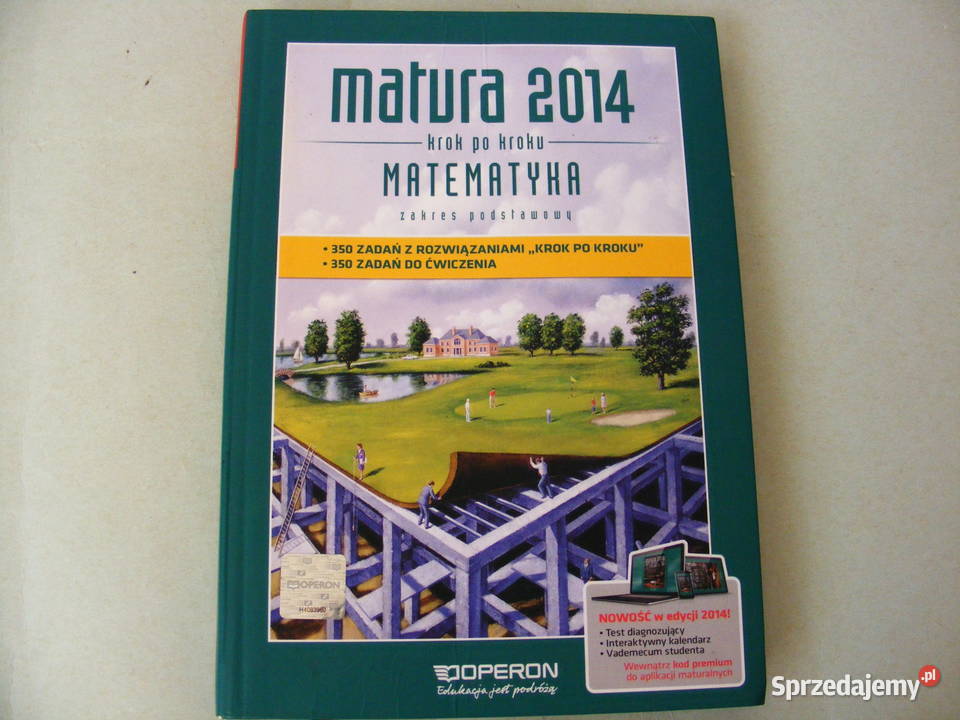 Nowa matura z matematyki Repetytorium maturzysty skrypt, zeszyt ćwiczeń, zbiór zadań, testów Oborniki Śląskie
