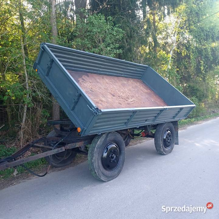 Przyczepa 4T wywrotka nieuszkodzony Piaski sprzedam