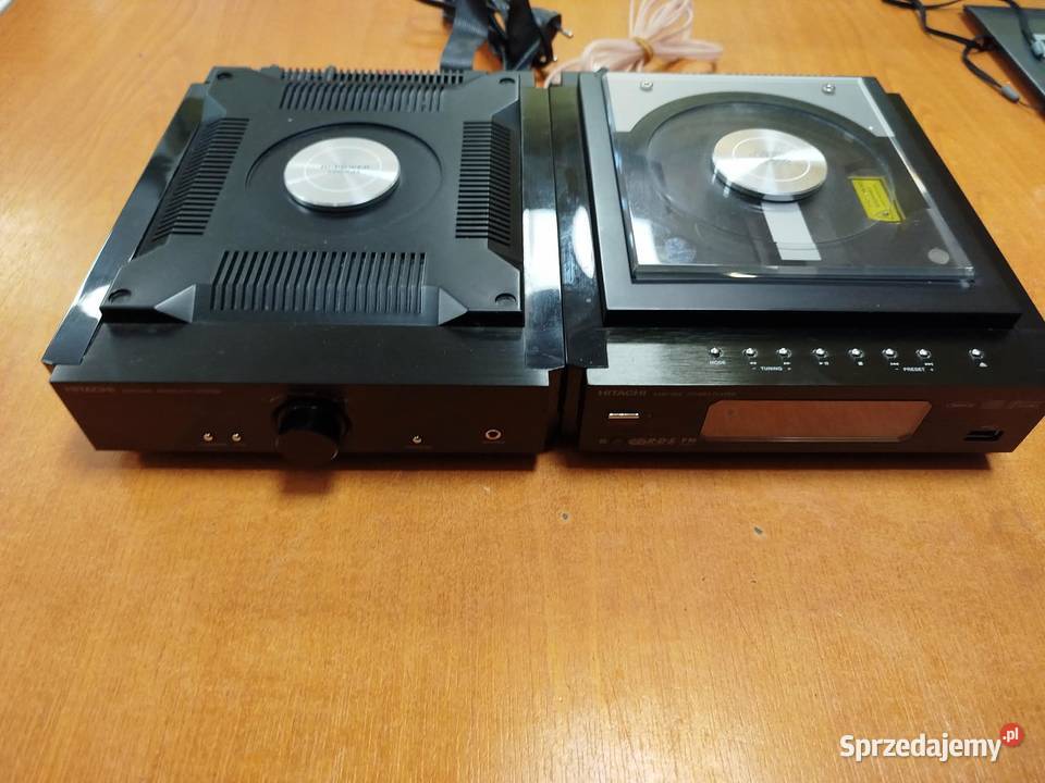 Mikro wieża Hitachi AXM136IE USB CD FM RDS Pilot Elbląg