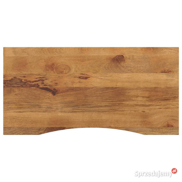 Blat biurka z wycięciem 120x50x25 surowe drewno Warszawa sprzedam