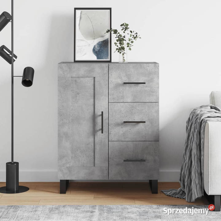 Szafka szarość betonu 695x34x90 materiał mazowieckie Warszawa