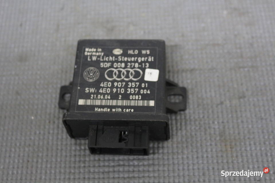 AUDI A8 D3 W12 MODUŁ ŚWIATEŁ 4E0907357 4E0910357 Prochowice sprzedam