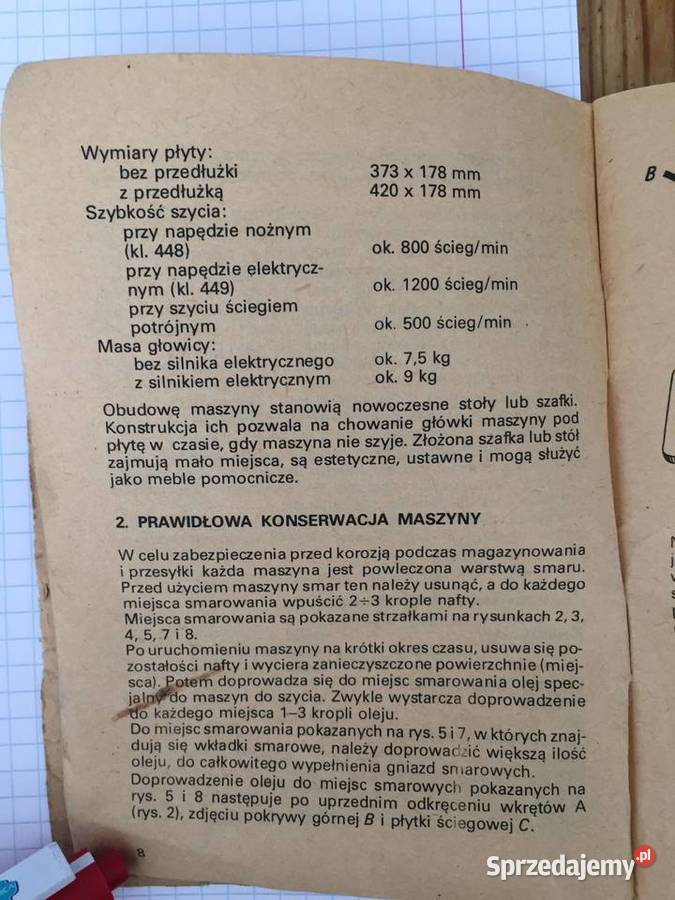 Sprzedam maszynę do szycia Predom Łucznik Kraków