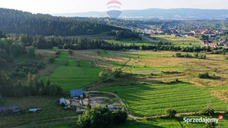 DZIAŁKA W BIAŁCE TATRZAŃSKIEJ Z WIDOKIEM NA Białka Tatrzańska