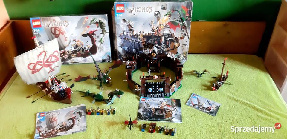 Lego Vikings 7016 Boat against Wyvern Katowice