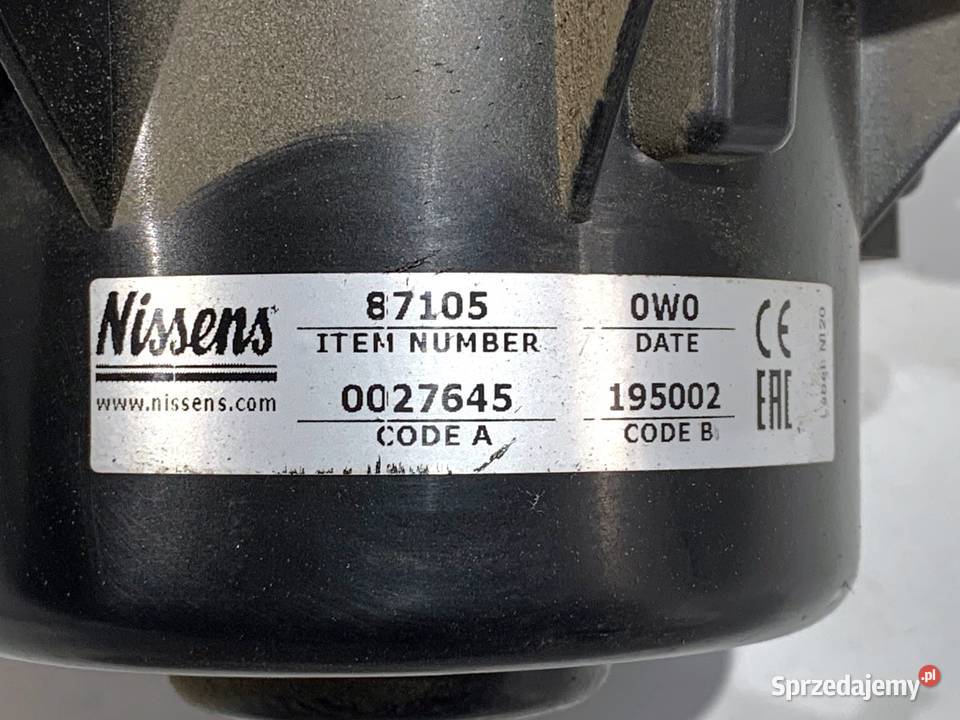 DMUCHAWA NAWIEWU VW CARFTER 30 35 WENTYLATOR