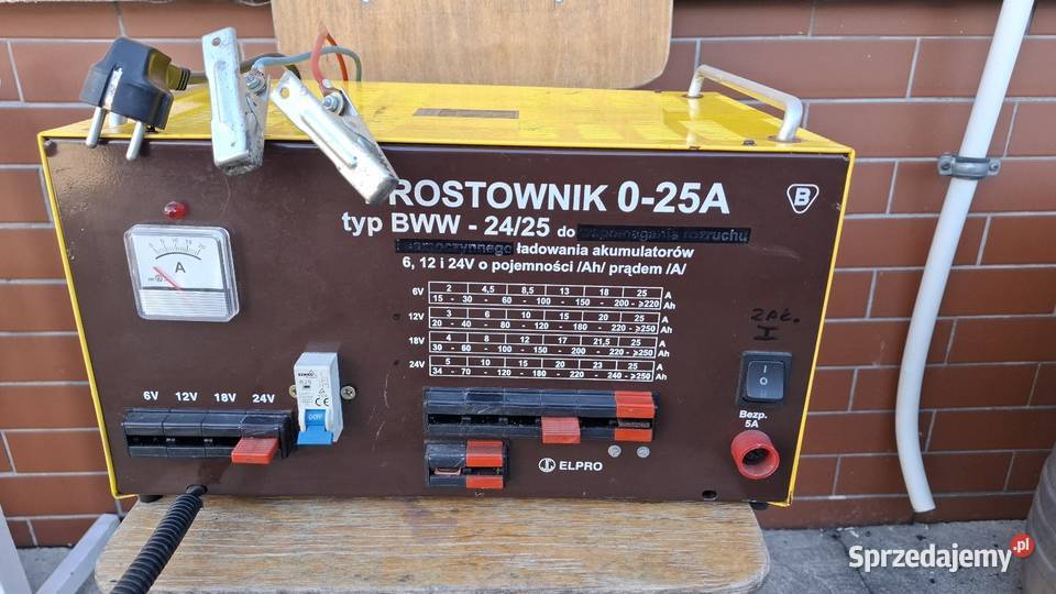 Prostownik zespół prostowniczy bezpieczny elpro Toszek sprzedam
