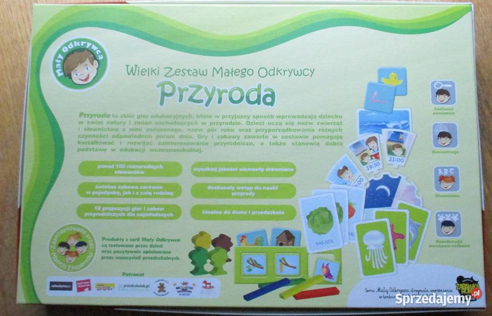 Gra edukacyjnaWielki Zestaw Małego Odkrywcy Łódź