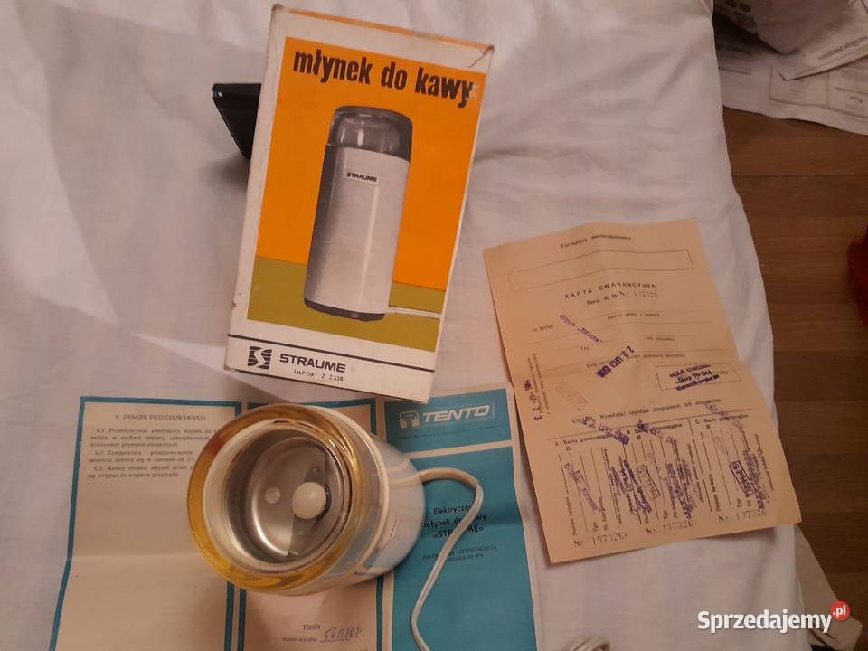 MŁYNEK DO KAWY STRAUME SPRAWNY VINTAGE Z PRL Warszawa