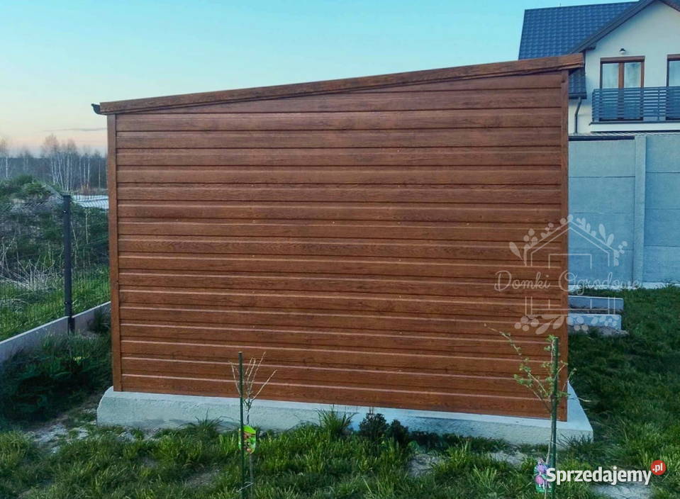 Schowek Domek Ogrodowy 4x3m 2x Okno Łódź