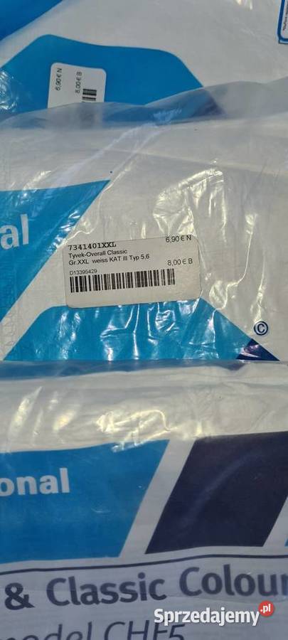 3 sztuki Kaftan ochronny TYVEK Odzież ochronna dolnośląskie Wiśniowa