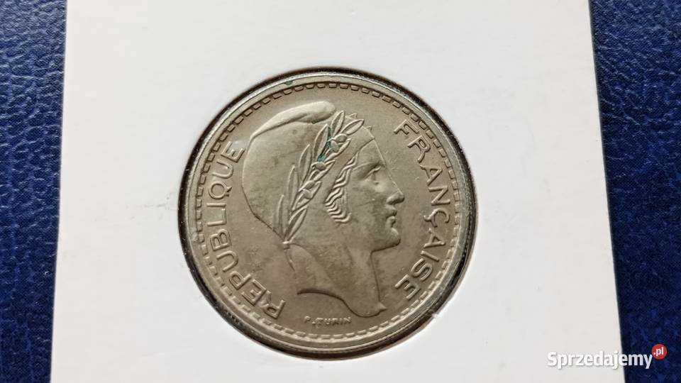 Stare monety 10 frank 1949 Francja Lesko