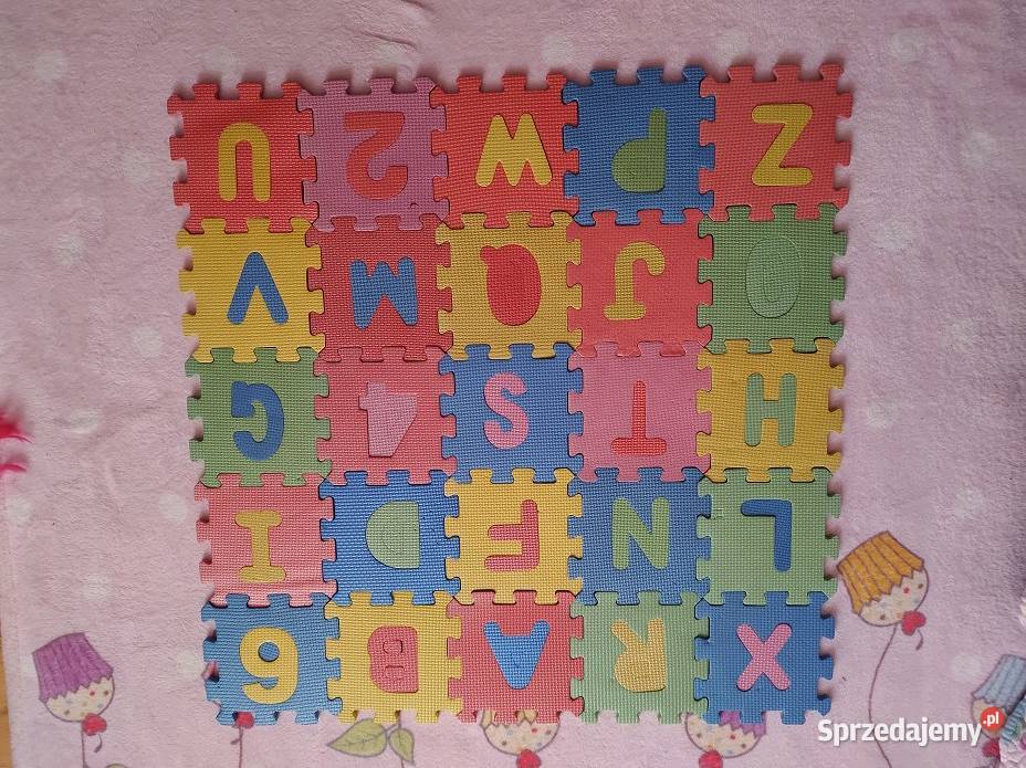 Mata edukacyjna puzle piankowe